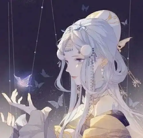 仙气古风动漫头像女公主的梦境,藏着星星湖泊一片森林
