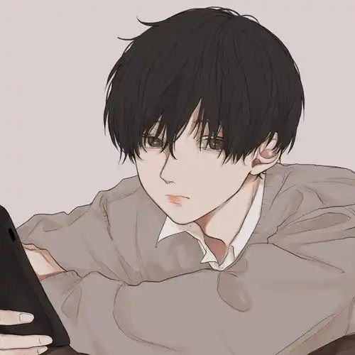 动漫男生头像活的像个旁观者会轻松很多
