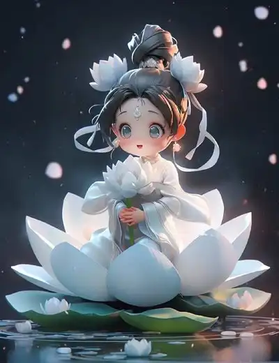 古风莲花佛系小可人治愈头像~
