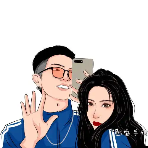 手绘头像
