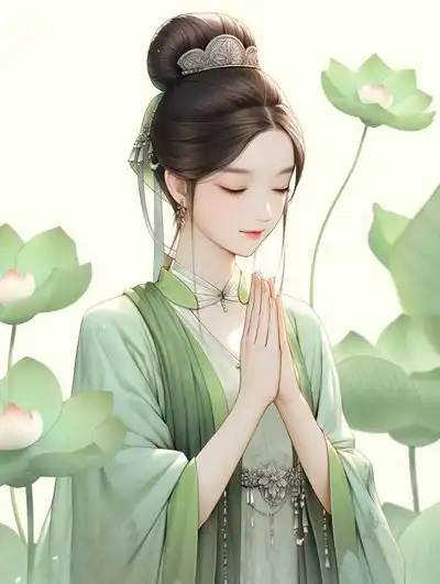 仙气飘飘的佛系女孩头像|许个愿吧愿平安喜乐,万.
