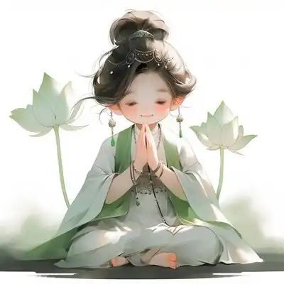 佛系头像好运莲莲,一起接好运吧
