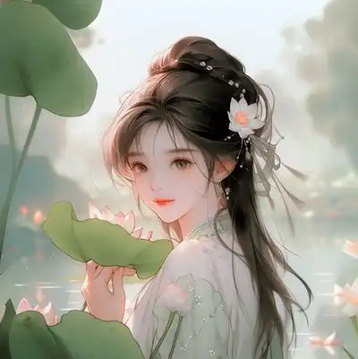 头像女卡通动漫手绘美女高清头像温婉清纯.
