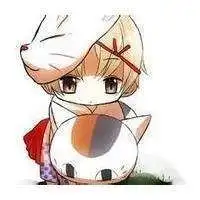 抱着猫的男生头像漫画微信头像图片大全
