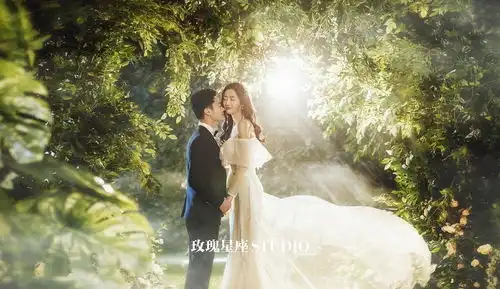 北京婚纱照属于你的森系小清新婚纱照风格
