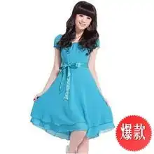 臻衣阁短袖雪纺裙连衣裙tw1160特价秒杀2011韩版夏装新款淑女系列报价
