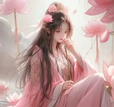 动漫唯美古代女子
