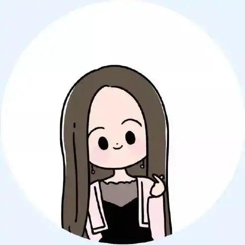 头像女生节可爱插画系列
