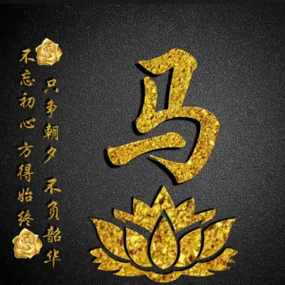 佛系头像姓氏,莲花佛系版很好看太精美了

