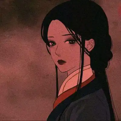 彩绘图片唯美人物头像2020女人好运的微信头像
